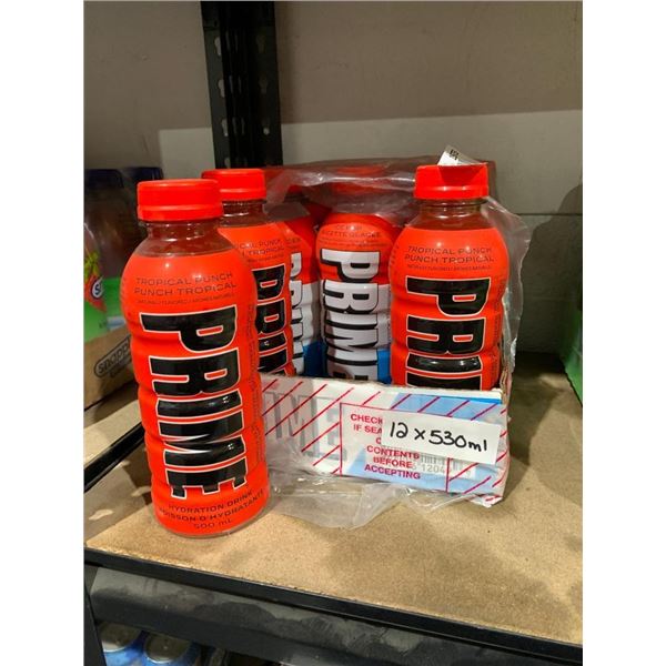 Prime Assorted Flavor Hydration Drink 12x 500ml