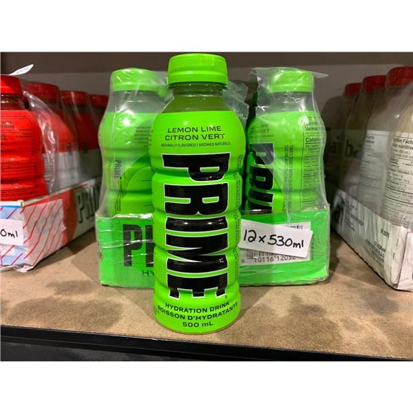 Primelime Lime Flavor Hydration Drink 12x 500ml
