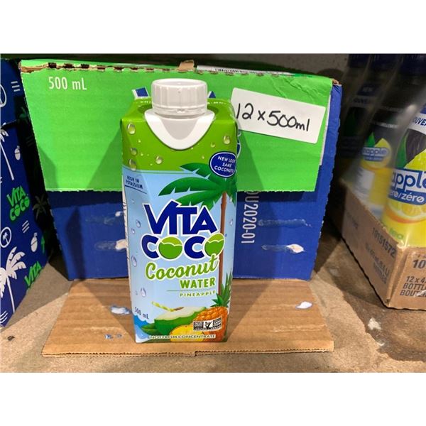 Vita Coco Pineapple Coconut Water 12x500ml