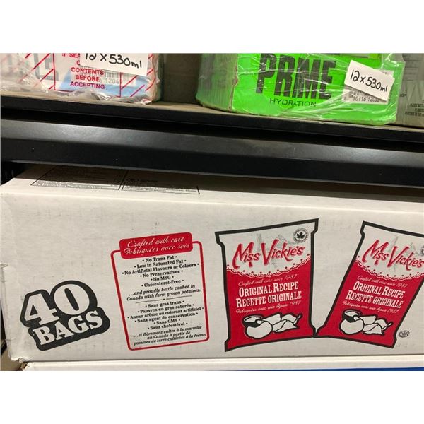 Mrs Vickies Original Potato Chips 40x40g