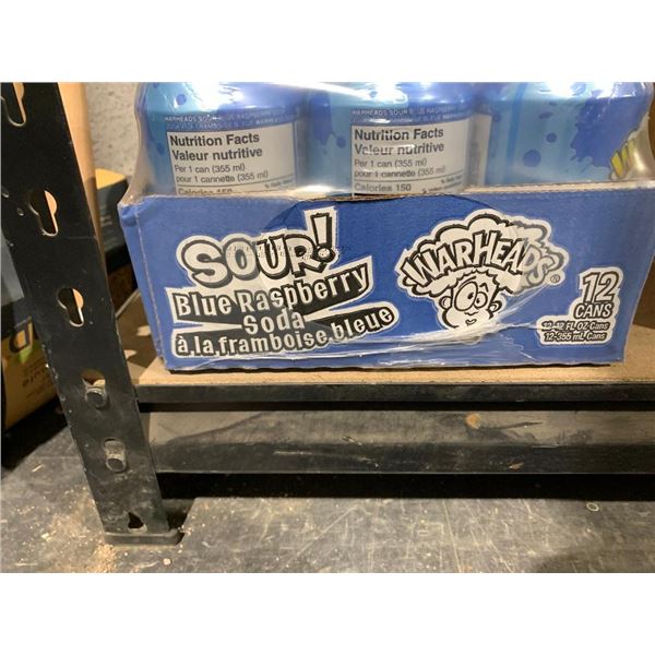 War Heads SOUR! Blue raspberry 12 x 355ml