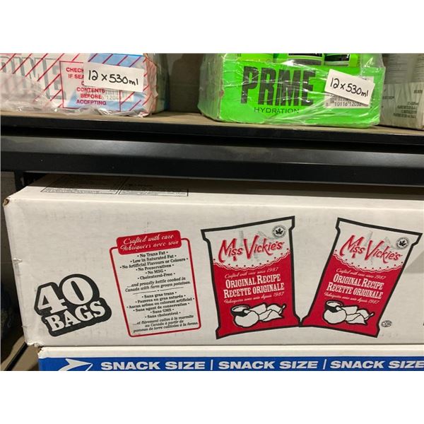 Mrs Vickies Original Potato Chips 40x40g