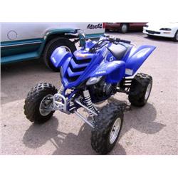 *2001 Yamaha 660 Raptor Atv, Blue, Vn# Jy4Am01351A002144