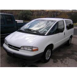 *1995 Chevy Lumina Van, White, Air Bags, A/C, Cruise, Tilt, Sony Tape Player, Vn# 1Gndu06075T139888