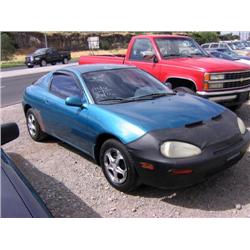 *1992 Mazda Mx3 2Dr, Teal, Vn# Jm1Ec4316N0107229