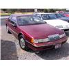 Image 1 : *1990 Mercury 2Dr Cougar, Red, A/C, Cruise, Tilt, All Power, Tape Player, Vn# 1Mepm6045Lh635079