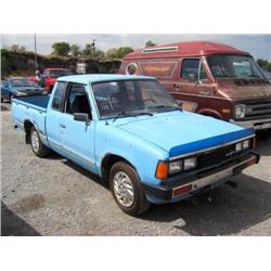 *1980 Datsun Kingcab Pickup, Blue, 4Cyl, Vn# Kh720143231