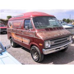 *1977 Dodge Tradesman Van, Red/Orange, Vn# B21Be7X005386