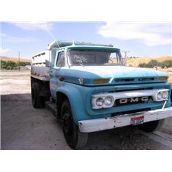 *1966 Gmc Dump Truck, Teal, Vn# A4005F40056F