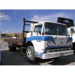*1972 Ford F-600 Cab-Over Rolldeck, Blue/White, Vn# C61Dvm71885