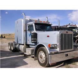 *1991 Peterbuilt Diesel Truck, Gray, Vn# 1Xp5Db9X9Md312093
