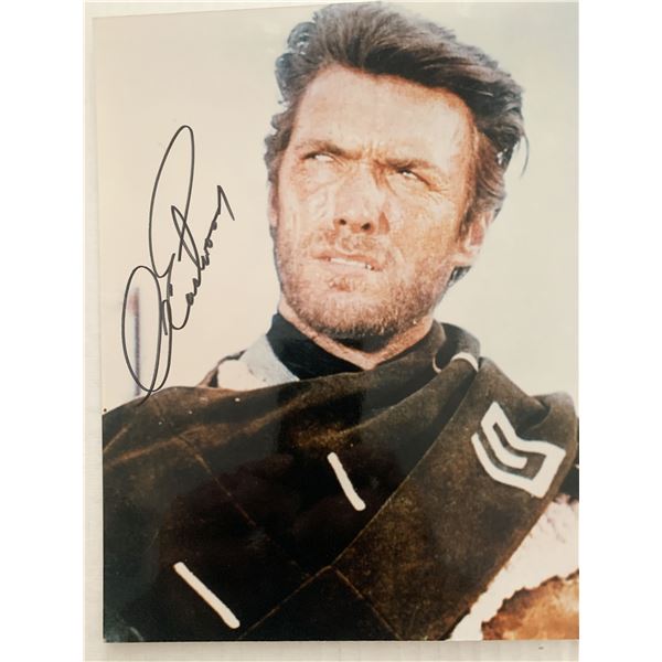 Clint Eastwood signed photo. GFA Authenticated