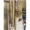 Image 1 : BUNDLE OF VINTAGE HORSE YOKES AND ROPE