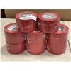 Image 1 : 8 ROLLS OF RED VINYL TAPE