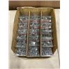 Image 3 : NEW CASE NO.12 FLAT WOOD 2-1/2" SCREWS - 100PC PER BOX, 18 BOXES/1800PC TOTAL