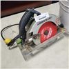 Image 2 : CIRCULAR SAW AND BUCKET OF ASSORTED CLAMPS, FILES, WRENCHES, SAWS ETC