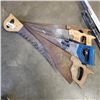 Image 2 : LOT OF LEVELS AND HAND SAWS