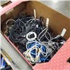 Image 3 : 2 BOXS OF VARIOUS CORDS AND CABLES, AND MISC ITEMS