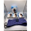 Image 1 : 4 NEW 2CBLUE SLEEP HEADPHONES SPORTS HEADBANDS RETAIL $120