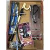 Image 1 : 2 BOXES TOOLS - BACK UP ALARM, STERLING LOCK, BOTTLE JACK, ETC