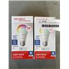 Image 2 : SENGLED SMART LED 2PK WARM LIGHTS AND 2 MULTI COLOUR LIGHT BULBS - NO HUB REQUIRED