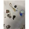 Image 3 : LOT OF BROACHES AND EARRINGS AND MISC JEWELRY