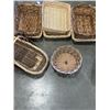 Image 2 : LOT OF NEW WICKER BASKETS