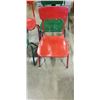 Image 2 : 5 VINTAGE KIDS METAL SCHOOL CHAIRS