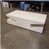 Image 4 : WHITE MODERN COFFEE TABLE