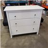 Image 1 : WHITE IKEA 3 DRAWER DRESSER