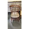 Image 3 : 3 VINTAGE WOOD CHAIRS