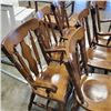 Image 3 : 6 SOLID WOOD DINING CHAIRS