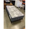 Image 1 : FLOOR MODEL/AS NEW APEX SINGLE SIZE MATTRESS W/ BOX SPRING AND ROLLER FRAME