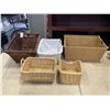 Image 2 : LOT OF NEW WICKER BASKETS