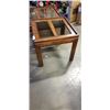 Image 2 : GLASS TOP COFFEE TABLE AND END TABLE