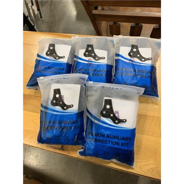 5 NEW WIFAMY BUNION CORRECTORS RETAIL $125