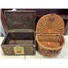 Image 5 : LOT OF NEW WICKER BASKETS