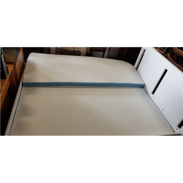 2 SINGLE SIZE MEMORY FOAM MATTRESS TOPPERS