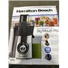 Image 2 : HAMILTON BEACH BIG MOUTH JUICE EXTRACTOR, TESTED WORKING - RETAIL $132