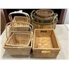 Image 1 : LOT OF NEW WICKER BASKETS