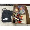 Image 1 : BAG OF KIDS TOY FIGURES, LEGO AND 2 MINE CRAFT BOOKS ETC