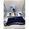 Image 1 : 4 NEW SLEEP HEADPHONES SPORTS HEADBANDS RETAIL $120, 3 BLUE AND 1 BLACK/LIGHT GREY