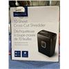 Image 1 : INSIGNIA 10 SHEET CROSS CUT SHREDDER - TESTED WORKING, RETAIL $99