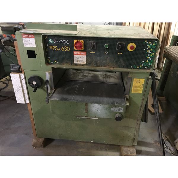 GRIGGIO PSA 630 INDUSTRIAL WOOD PLANER