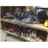 Image 3 : METAL MOBILE SHELF UNIT WITH CONTENTS- (4) SHELVES OF ASSORTED POWER TOOLS