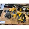 Image 2 : GROUP OF DEWALT POWER TOOLS; DWFP12231 NAILER, DCS367 RECIPROCATING SAW, DWFP2350 NAILER, DW089 LINE