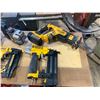 Image 3 : GROUP OF DEWALT POWER TOOLS; DWFP12231 NAILER, DCS367 RECIPROCATING SAW, DWFP2350 NAILER, DW089 LINE