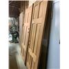 Image 1 : SOLID MAHOGANY EXTERIOR DOUBLE DOOR SET (APPROX. 34.5"W X 95"H)