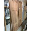 Image 2 : SOLID MAHOGANY EXTERIOR DOUBLE DOOR SET (APPROX. 34.5"W X 95"H)