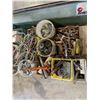 Image 4 : LOT OF ASSORTED BUCKETS/ BOXES OF ASSORTED HARDWARE & SMALL HAND TOOLS